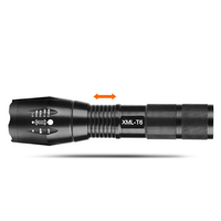 Lanterne de chasse Rechargeable étanche Micro USB, lampe de poche tactique
