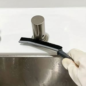 <b>Thin</b> Slim Toilet Cleaning Crevice Brush Kitchen Bathroom Cleaning Tools Window Tile Gap Door <b>Shelf</b> Crevice Cleaner for Bathroom - Product Image 4