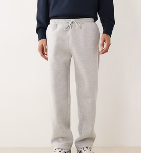 Wholesale Sport Mid Waist Running Sweat <strong>Pant</strong> 50% Cotton 50% Polyester Jogging <strong>Trackies</strong> Custom Sweatpants Men's <strong>Pants</strong> in Grey - Product Image 1