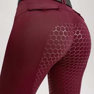 <span class=keywords><strong>Pantaloni</strong></span> da Equitazione Professionali in Poliestere/Spandex <span class=keywords><strong>per</strong></span> Donna, Quattro Stagioni, Comodi, Resistenti all'Usura, Antiscivolo, Morbidi e Traspiranti - Product Image 5