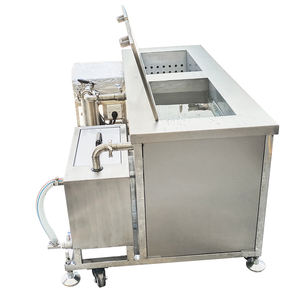 Dos tanques 61L Máquina limpiadora ultrasónica industrial portátil automatizada Gafas de joyería Industrias médicas Eléctricas - Product Image 3