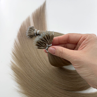 Extensiones de cabello humano Nano Ring 100 cabello humano rubio oscuro Super doble dibujado 22 pulgadas cutícula Remy cabello humano listo para enviar