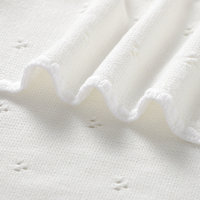 Mimixiong, Oferta, 100% Algodón, Certificado OEKO-TEX, 200 Hilos, Antibacteriano, Para Todas las Estaciones, Estilo Europeo Americano, Manta Sólida para Bebé Recién Nacido