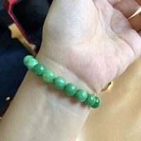 Jiolin – perles de jade, bracelet de jade vert pour femmes, nouveaux breloques, ensembles de bijoux en pierre naturelle avec prix d'usine