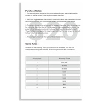 Carte de loterie à gratter personnalisée en gros, style jeu, double prix, impression numérique, numéro de loterie, carte de loterie à gratter