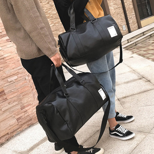 Nueva Bolsa de Viaje Redonda, Ligera e Impermeable, de Piel Sintética con Cierre, de 20-35L de Gran Capacidad, para Deportes, Gimnasio, Negocios y Uso Casual - Product Image 4