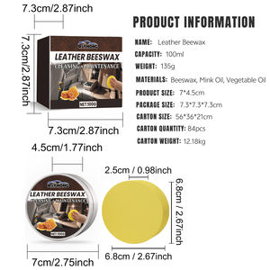 Sièges de voiture Canapés <span class=keywords><strong>Entretien</strong></span> Rénovation Polissage Chaussures Vêtements Sac Ceinture Remise à neuf Nettoyage Pâte <span class=keywords><strong>Cuir</strong></span> Kits de réparation pour Voitures - Product Image 2