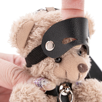 Porte-clés ours en peluche BDSM mignon et original, mini ours en peluche amusant et érotique, décoration de sac pour cadeau fétiche