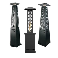 Système hybride de chauffage à granulés et au gaz-Chauffage mural intérieur/extérieur avec valve, support et conception pyramidale-Parfait pour le chauffage de la pièce