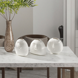 ZHUODI C34 Maceta de Cerámica Blanca de Estilo Moderno con Diseño Navideño, Ecológica, Duradera, Ligera, con Orificio de Drenaje y <span class=keywords><strong>Autorriego</strong></span> - Product Image 3