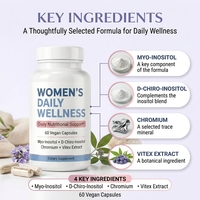 Complément alimentaire quotidien pour femmes en capsules, marque privée OEM, Myo-Inositol, D-Chiro-Inositol, extrait de Vitex, aliment santé