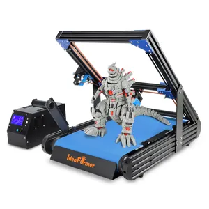 Ideaformer impressora 3d ir3 v1, correia transportadora para impressora 3d 250*250 * infinita, eixo z-xy silencioso, extrusora de engrenagem dupla fdm, impressora 3d