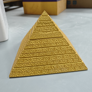 Pirámide de Iones Negativos ECAMAZ, Decoración de Campo Magnético Feng Shui para Oficina y Carrera, Adornos para el Hogar y la Ciudad - Product Image 6