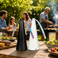 Piège à insectes volants compact pour camping, rechargeable USB-C, étanche IP33, en ABS robuste, portable, autonomie >480 heures, idéal pour le jardinage