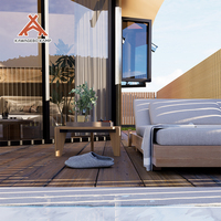 Tente de glamping de luxe Kawagebo Kamp (KK) 20' x 20' pour 1-2 personnes, en PVDF imperméable, à un seul sommet octogonal
