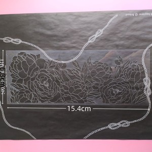 Ensemble de moules à gâteau au miel et à la douceur avec spatule, en PS transparent, pour la création de motifs sur gâteaux - Product Image 4