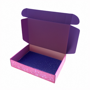 Logo personnalisé Eco E Flûte Papier en carton ondulé Grand emballage <span class=keywords><strong>Littérature</strong></span> Expédition Boîte postale - Product Image 3