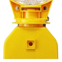 Portable led stroboscopique d'avertissement de trafic solaire lumière de barricade pour barrière dans la construction de zones de travail
