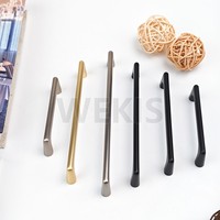 Poignées de meubles modernes en alliage de zinc de style nordique pour cuisine, chambre, commode, armoire et portes de placards