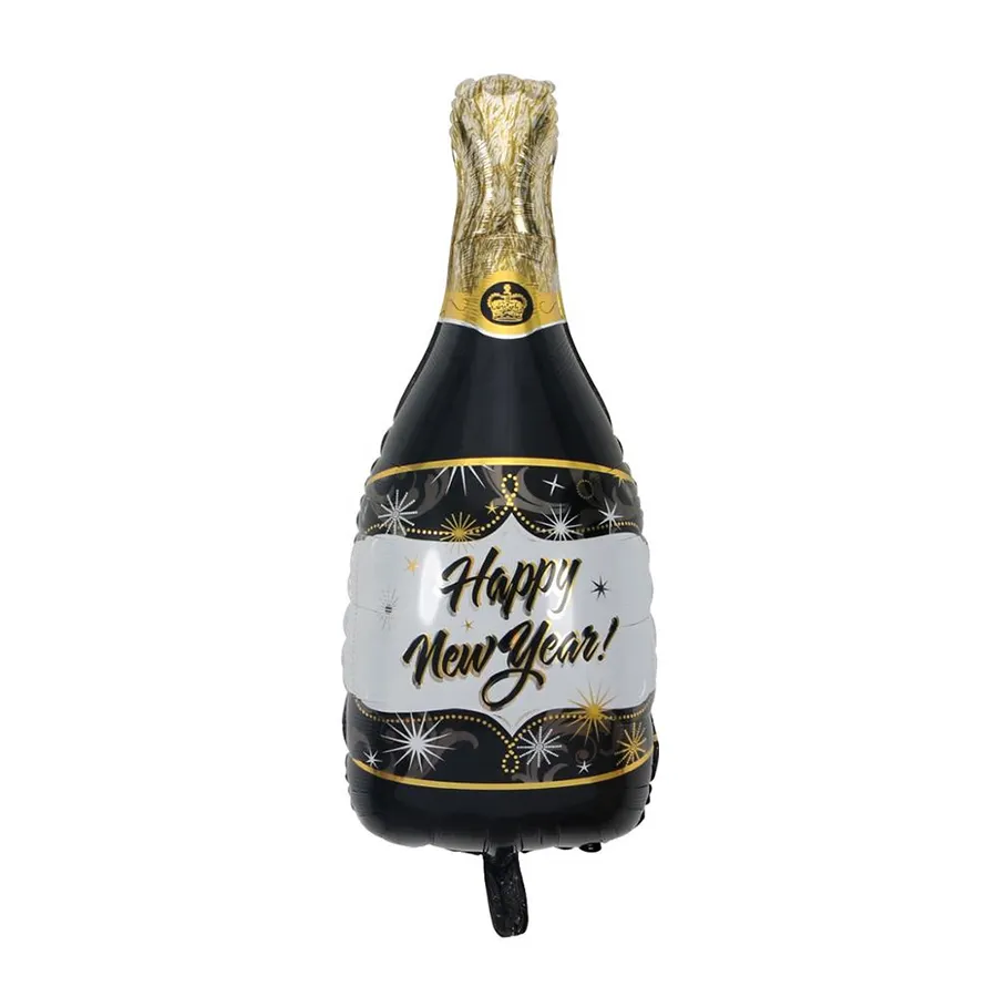 Morndew 2 PCS Beer Bottle Goblet Cheers Foil Balloons for Festival New Year Par 