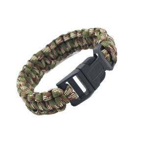 DF404 Black <b>Braided</b> Nylon Survival Bracelet Buckle Outdoor <b>Accessory</b> All Seasons - Product Image 6