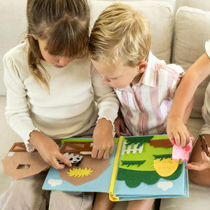 Juguete <span class=keywords><strong>de</strong></span> entrenamiento sensorial Montessori para niños en edad preescolar libro silencioso para niños <span class=keywords><strong>de</strong></span> 5 <span class=keywords><strong>a</strong></span> 7 <span class=keywords><strong>a</strong></span>ños Farmmk educativo por niños - Product Image 6