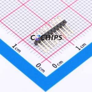 PZ127-1-10-Z Pin Header Through hole Component (THT),P=1.27mm Connector 1x10P 1.27mm Pin Header Through Hole - Product Image 2