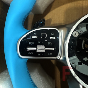 Volant AMG en fibre de carbone forgée bleu, nouveau design, pour Classe C W201 W202 W203 W204 W205 W206 C63 C43 G63 C300 - Product Image 2