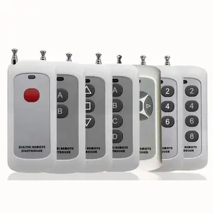 500m 1CH 2CH 4CH 6CH 8CH Channel RF Wireless Remote Control Transmitter 433 MHz Learning Code 1527 PT2262