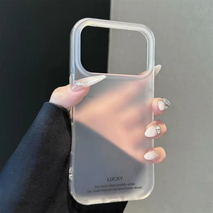 Funda Protectora Trasera Mate Semitransparente de Color Sólido Estilo Ins Simple para iPhone 17 16 15 Pro Max - Product Image 3