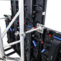 Sistema de Soporte para Pantalla LED de Pared, Estructura de Aluminio Resistente con Capacidad de Carga de 200 kg, Diseño Modular