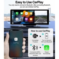 Caméra DVR pour voiture 4G Android 8.1 GPS App Monitor Wifi Mirror Dash Cam Caméras avant et arrière FHD 1080P Auto Drive Recorde