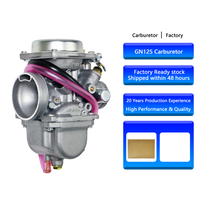 Carburateur de moto Mikuni 26mm pour Suzuki GN125 GS125 EN125 GN125E 1994-2001 Carburateur de moto Scooter ATV Cyclomoteur Quad