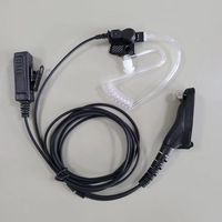 NNTN8459A Écouteur semi-intra-auriculaire hybride TPU+ABS avec tube acoustique et micro pour DP4400E DP4800E APX6000 APX7000 APX2000 XPR7550E