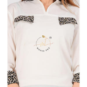 Top de Verano para Mujer, Diseño Sólido, Cuello de Alas, Manga Tres Cuartos, Transpirable, Ecológico, Poliviscosa - Product Image 3