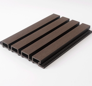 Revêtement mural extérieur en bois composite WPC, panneaux <span class=keywords><strong>de</strong></span> <span class=keywords><strong>bardage</strong></span> à connexion par emboîtement, co-extrusion WPC pour toiture et clôture - Product Image 1