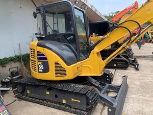 Pompe hydraulique Shimadzu d'occasion, mini-excavatrice PC55 PC55MR, excavatrice d'occasion, machine d'occasion du Japon, Komatsu d'occasion, excavatrice Komatsu d'occasion - Product Image 2