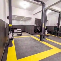Dalles de sol modulaires en PP multi-usages pour garage, à emboîtement, écologiques, imperméables, antidérapantes, résistantes à l'usure, pour atelier extérieur