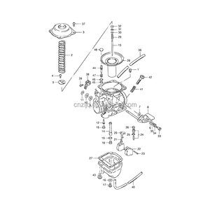 <span class=keywords><strong>Carburador</strong></span> <span class=keywords><strong>de</strong></span> otociclo <span class=keywords><strong>de</strong></span> 26mm, modelo uzuki <span class=keywords><strong>125</strong></span> 1994 - 2001 G125 G125 EE125 G125 12125E 26mm - Product Image 6