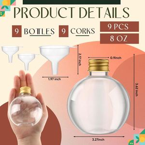 Botella de PET Transparente de 350 ml (12 oz) con Forma Redonda Clásica, Tapa de Rosca, Impresión Serigrafiada y Certificación CE para Bebidas Lácteas - Product Image 2