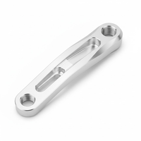 Bras de manivelle de vélo en aluminium 6061 anodisé, pièces de fraisage CNC de précision, usinage CNC personnalisé