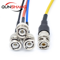 Trois lignes de connexion coaxiales BNC et à faible bruit TRX TRB mâle à trois * lignes d'adaptateur BNC mâle