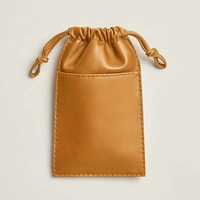 Pochette à lunettes en cuir PU avec logo personnalisé, étui à lunettes de soleil avec cordon de serrage, sac de rangement pour femmes avec sangle