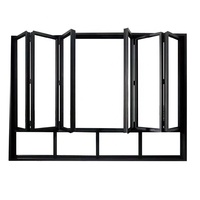Ventanas Australianas de Doble Acristalamiento, Verticales, de Aleación de Aluminio, Resistentes a Impactos, con Toldo Plegable, Insonorizadas, Diseño Moderno y Deslizante