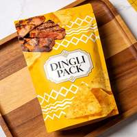 Sachet Doypack Personnalisé en Aluminium Imprimé avec Fermeture Ziplock Anti-Odeur Refermable pour Emballage Alimentaire (Snacks, Croustilles, Aliments Secs, Épices)