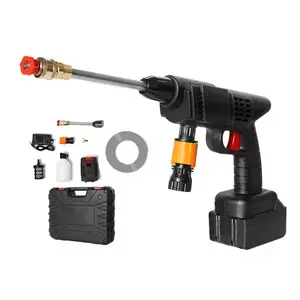 24VH Car Whasher High Pressure Portable Wash Gun 21V Cordless Electric Cleaning Machine Lithium Battery Washer Spray Gun