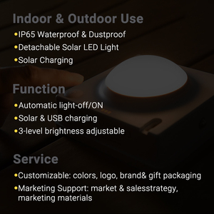 Lámpara de jardín de ratán con asa, color verde azulado natural, con carga solar y USB, para exteriores, marca Sigarten. - Product Image 5