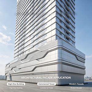 Sistema de Fachada Cortina Arquitectónica Moderna para Edificios Comerciales de Gran Altura y Torres de Oficinas - Product Image 3