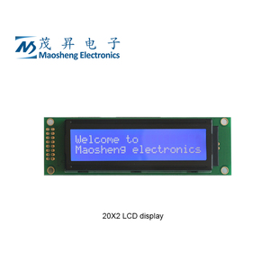 2002A 5V文字<span class=keywords><strong>LCD</strong></span> 20*2ディスプレイスクリーンモジュールSTNブルー/イエロー/グリーンバックライト20x2液晶ディスプレイ - Product Image 2