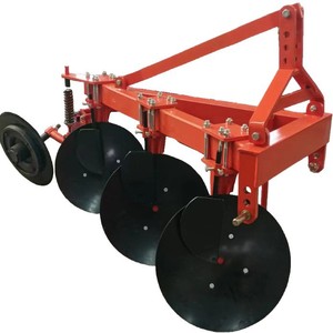 Disc Plough Farm <b>Cultivator</b> 3 Row Black High Productivity For Tractor Use - Product Image 2